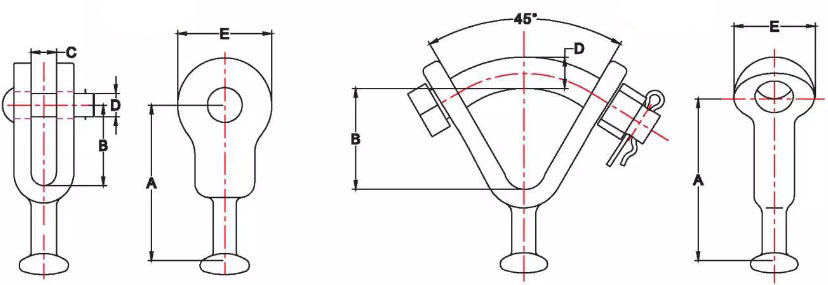 Ball clevis Specification