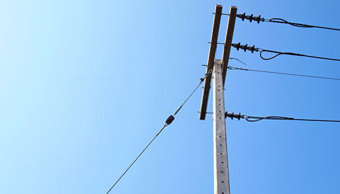 utility pole guy wire