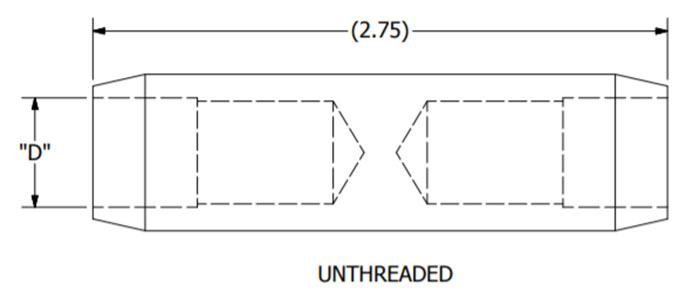 Ground Rod Coupling Drawing