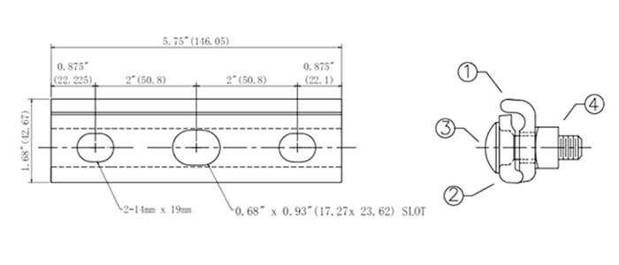 Cable Suspension Clamp drawing