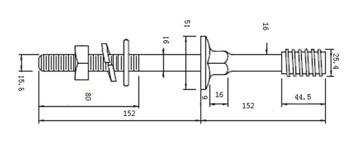 Crossarm Pin drawing